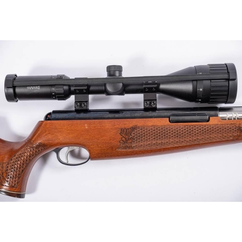 441 - An Air Arms Tx200 .22 calibre underlever air rifle: serial number '146327' chequered semi pistol gri... 