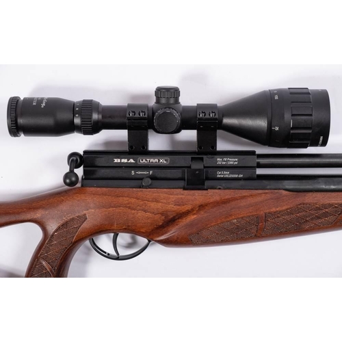 462 - A BSA Ultra XL .22 calibre  PCP powered bolt action air rifle: serial number UXL220330, with moderat... 