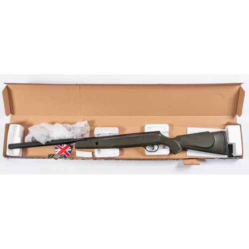 463 - A Webley VMX OS .22 calibre break barrel air rifle: serial number  061726355,  moderator green compo... 