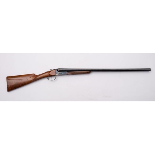 491 - An AYA  12 bore side by side boxlock ejector shotgun: No. 26956, 28 inch barrel, chased action, doub... 