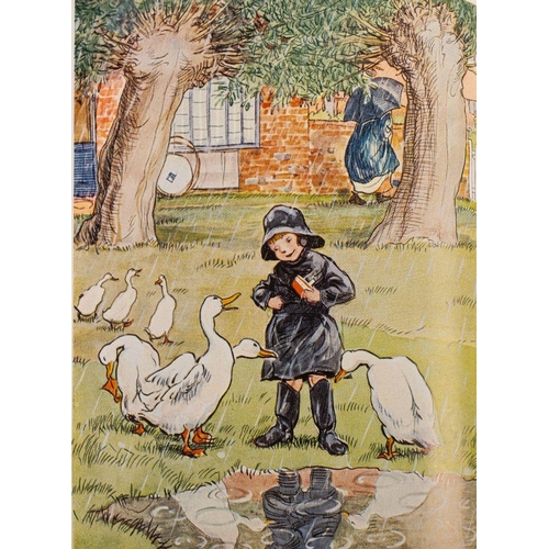 104 - MILNE, A. A - The Christopher Robin Verses : 12 colour plates by Ernest H. Shepard. Org. blue cloth,... 