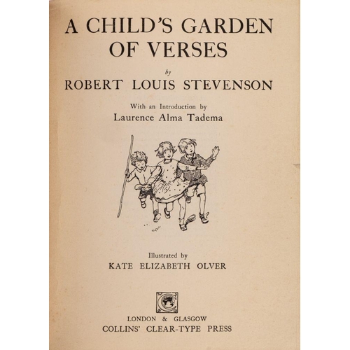 110 - OLVER, Kate Elizabeth  ...  (Illustrator) : A Child's Garden of Verses by Robert Louis Stevenson. 6 ... 