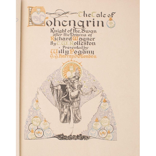 115 - POGANY, Willy : (Illustrator).... The Tale of Lohengrin : By Rolleston, T.W. After Richard Wagner: 8... 