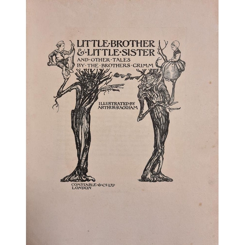 118 - RACKHAM, Arthur ... illustrator. Little Brother & Little Sister, mounted colour plates (no creasing)... 