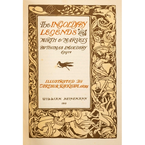 122 - RACKHAM, Arthur : Illustrator ... The Compleat Angler, org. green cloth lettered and decorated in gi... 