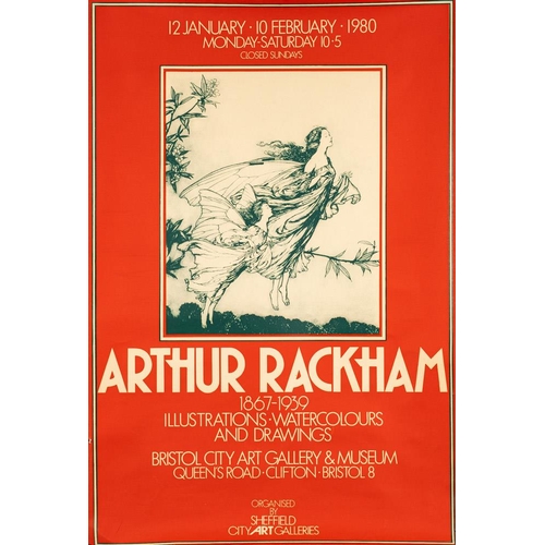 123 - RACKHAM, Arthur : Three exhibition posters :- Dulwich Picture Gallery, 700 x 500 mm, 2002. With - Br... 