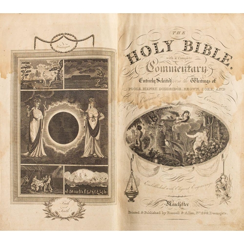 151 - BIBLE : An Illustration of the Holy Bible, containing the sacred text of the Old Testament, and the ... 