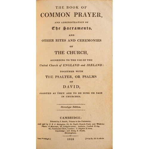 159 - BIBLE : The Holy Bible & the Book of Common Prayer, cont. crushed morocco, all edges in gilt in  cus... 