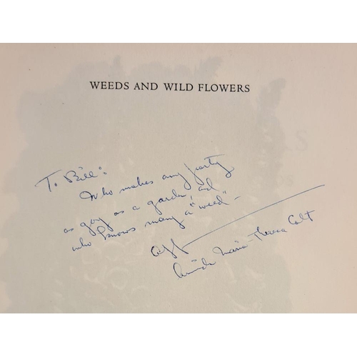 16 - MACKLEY, GEORGE Weeds and Wild Flowers London: the Two-Horse Press, 1965. Some irreverent words by A... 