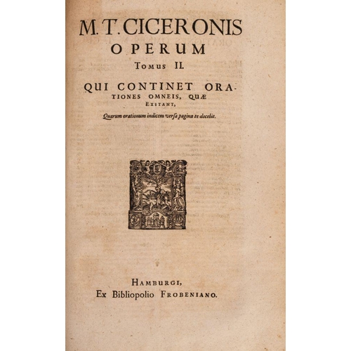 187 - CICERO, Marcus Tullius - M. Tullii Ciceronis opera omnia quae exstant, ex sola fere codd. ms fide em... 