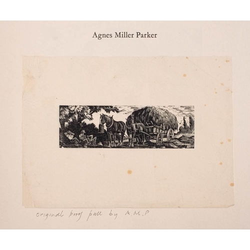 19 - MILLER PARKER, AGNES (WITH PROOF WOOD ENGRAVING) Agnes Miller Parker: wood-engraver and illustrator ... 