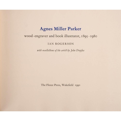 19 - MILLER PARKER, AGNES (WITH PROOF WOOD ENGRAVING) Agnes Miller Parker: wood-engraver and illustrator ... 