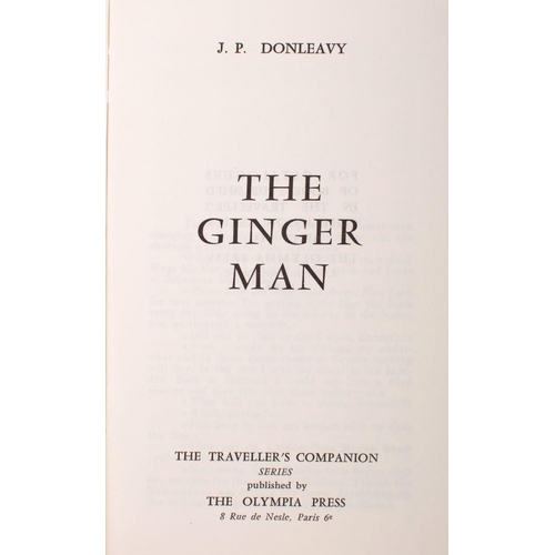 200 - DONLEAVY, J.P - The Ginger Man : org. green and black card covers. 8vo. The Traveller's Companion se... 