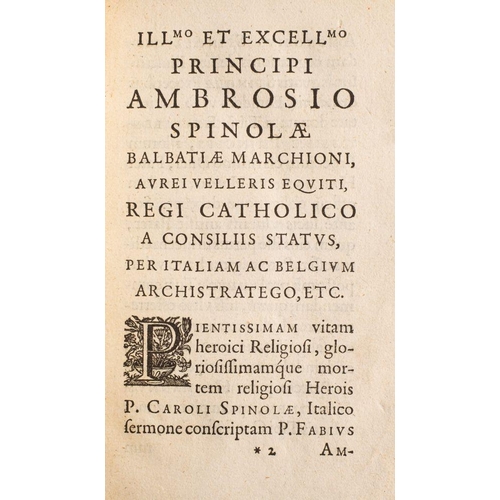 256 - PLANTINIANA PRESS    Vita P.Caroli Societati Spinolae Jesus Si, pro  Christina Christa Religione in ... 