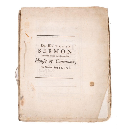 265 - SERMONS : A Collection of six early 18th century sermons * Chichester interest