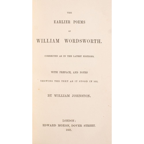 294 - WORDSWORTH, William - Yarrow Revisited, and other  Poems, half calf, small 8vo, Longman, et al, firs... 