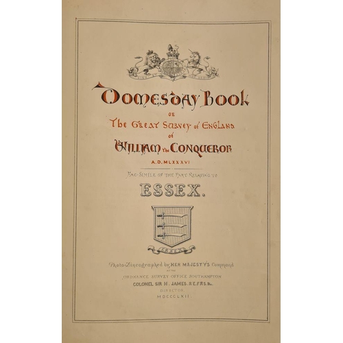 358 - DOMESDAY BOOK : A complete collection of all the County Zincograph Facsimiles produced between 1862-... 