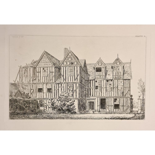 380 - NIVEN, W. - Illustrations of Old Worcestershire Houses Drawn and Etched on Copper : 20 etched plates... 