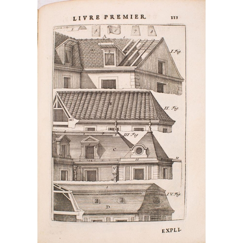 39 - FELIBIEN, M - Des Principes de L'Architecture, De La Sculpture, De La Peinture, ... (etc) Frontispie... 