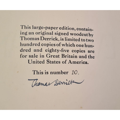 4 - DERRICK, THOMAS  Everyman London: J.M. Dent and Sons, 1930. Edited by Ernest Rhys from the text chos... 