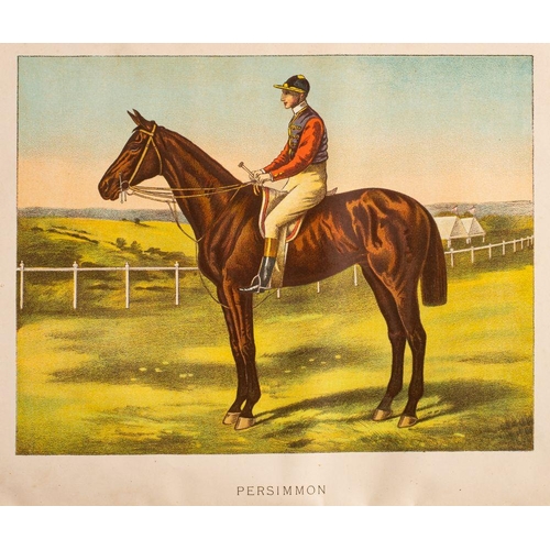 421 - MILES, W. J - Modern Practical Farriery : numerous plates inc. colour, and race horses, half calf, 4... 