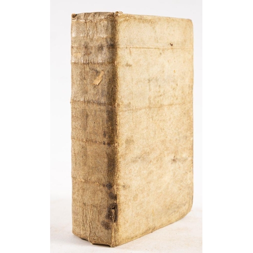 424 - SALMON, William - Pharmacopoeia Londinensis. Or, the New London Dispensatory : vellum soiled, stout ... 