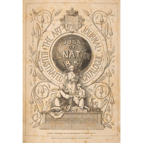 43 - GREAT EXHIBITION : The Art Journal Illustrated Catalogue. The Industry of Nations 1851. Illustrated.... 