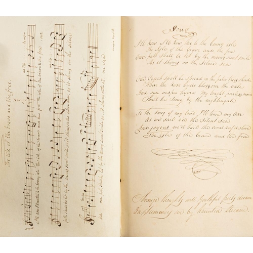 470 - COMMONPLACE : '' Margaret W. D. Campbell in Remembrance of J.C. 1833 .'' Neatly produced album, poet... 