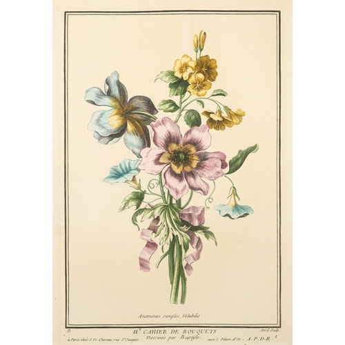 852 - After Jean-Baptiste Monnoyer Fils and Louis Tessier (French, 18th century) Bouquets of flowers, 20th... 