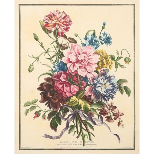 852 - After Jean-Baptiste Monnoyer Fils and Louis Tessier (French, 18th century) Bouquets of flowers, 20th... 