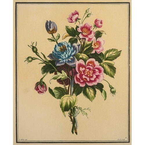 852 - After Jean-Baptiste Monnoyer Fils and Louis Tessier (French, 18th century) Bouquets of flowers, 20th... 