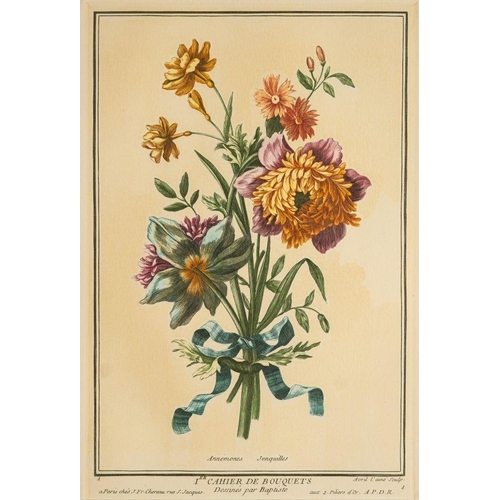 852 - After Jean-Baptiste Monnoyer Fils and Louis Tessier (French, 18th century) Bouquets of flowers, 20th... 