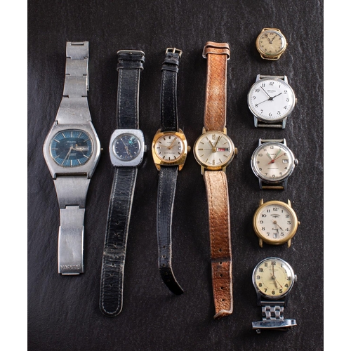 2331 - A collection of nine wristwatches, including amongst others, a Bulova, a Sekonda, a Rotary and a tim... 