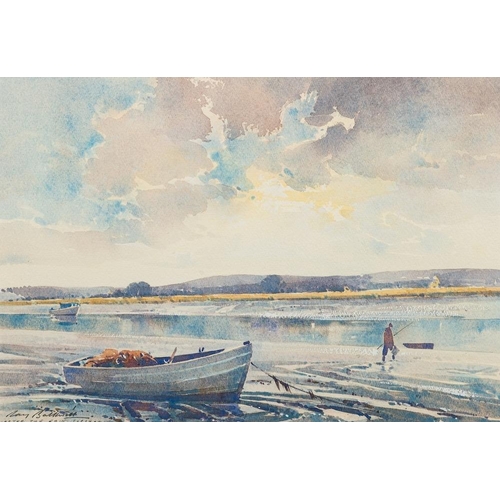 80 - * Ray Balkwill [b.1948] After the Rain, Topsham;  Low Tide, Exmouth, two, both signed and inscribed ... 