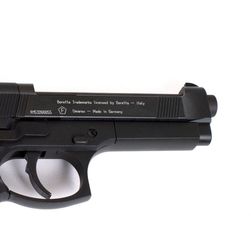 119 - An Umarex Beretta Model M92 FS .177 calibre CO2 air pistol,  serial number 'H153260055' , black fini... 