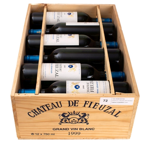 1286 - Chateau De Fieuzal, Grand Vini Blanc, 1999, twelve bottles, owc..