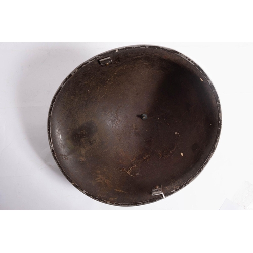 346 - A late WWII Coldstream Guards Mk.IV 'Turtle' Steel helmet, maker Briggs Motor Bodies, Dagenham: the ... 