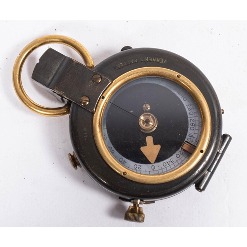 382 - A WWI period Verner's Patent VII compass, maker Short & Mason Ltd, London, 1916:  No. 17206 and etch... 