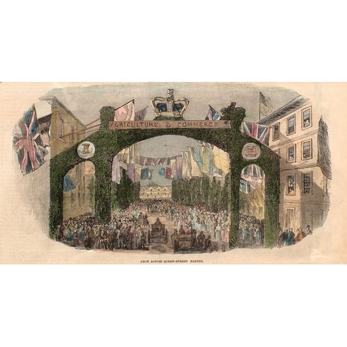 494 - Exeter Cathedral; a group of twelve assorted prints various dates 19th/20th century, comprising; a v... 