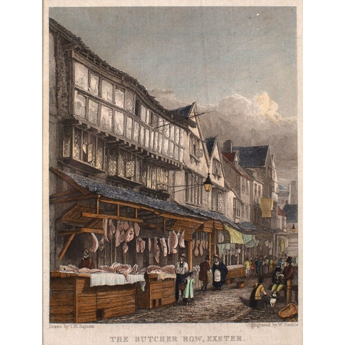 499 - Exeter and Devon; a large quantity of topographical engravings and prints 19th century and later, co... 