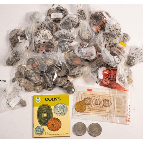 717 - A collection of World coins including pre-1947 British silver.