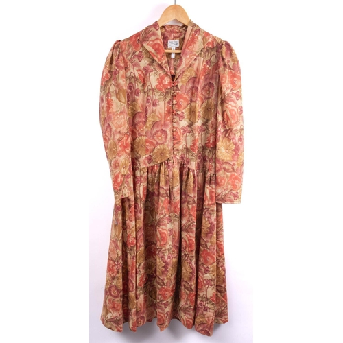 802 - A group of five 1970s/80s lady's  dresses comprising three Cornershop Designer silk and wool dresses... 