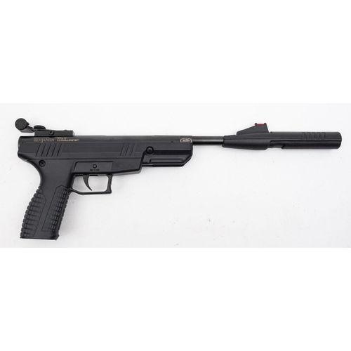 145 - A Benjamin Trail NP .177 calibre air pistol serial number 'N15X12307', black finish with black plast... 