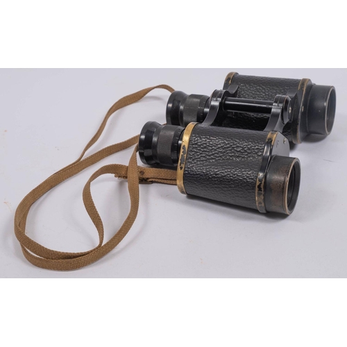 310 - A pair of WWII period Royal Artillery Bino Prism No.2 MKII x6 binoculars, maker Kershaw,  date stamp... 