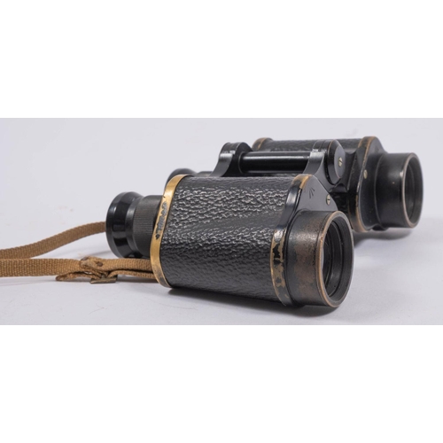 310 - A pair of WWII period Royal Artillery Bino Prism No.2 MKII x6 binoculars, maker Kershaw,  date stamp... 