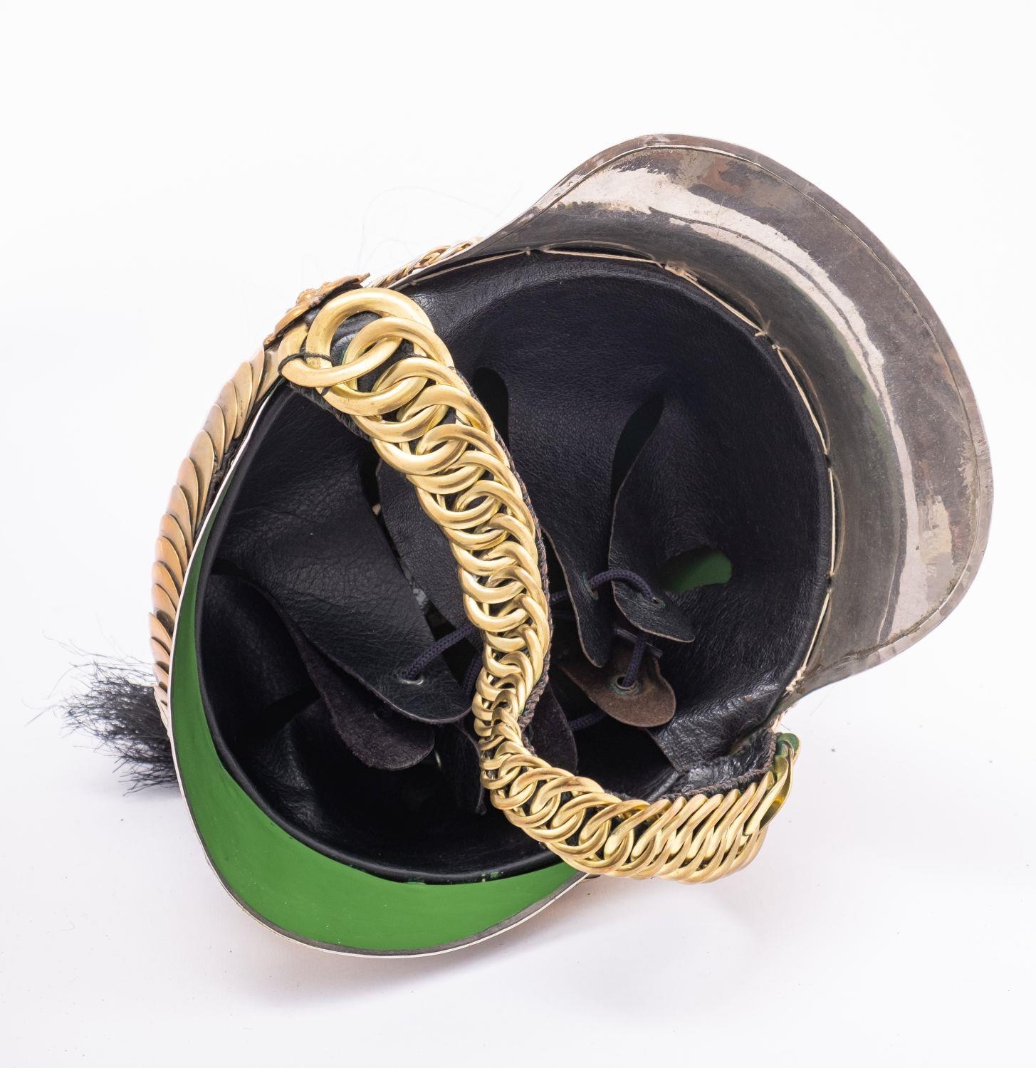 An Elizabeth II Lifeguards Helmet The Gilt Brass Spike With Black   1100043282.JPG