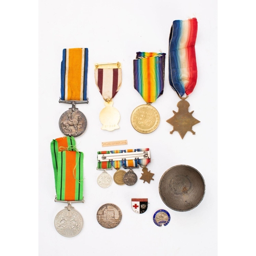 361 - A WWI 1914-15 star to '2284 Pte R H Upsom 1/4 Sea Highrs' and WWI pair to Lieut R H Upson RAF, toget... 