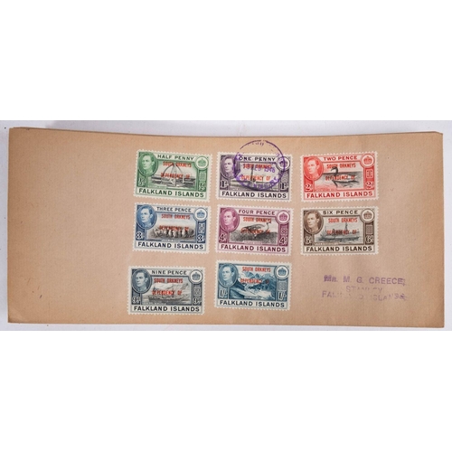 649 - 1944 Falklands Islands South Orkney Dependancy sets on covers (30) together with 1937 Fiji set on co... 