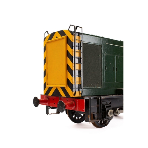 994 - A 5 inch scale electric model of a British Rail Class 08 Diesel-Electric shunter 'EP 003', BR green ... 