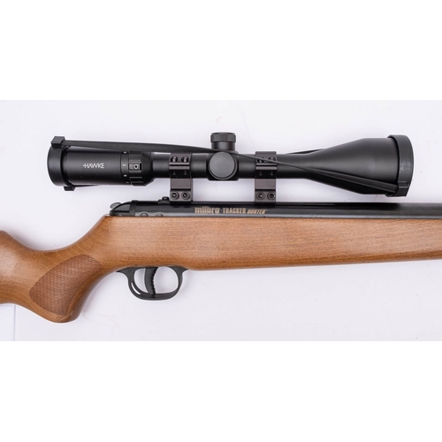 107 - A Milbro Tracker Hunter .22 calibre air rifle, serial number 2320170397969MG,  sound moderator,  sem... 